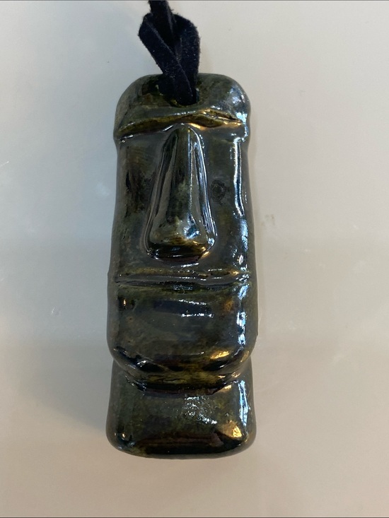 Jewelry - Moi head tiki pendant necklace